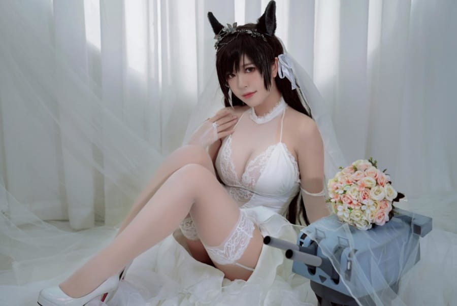 半半子 –NO.007 爱宕花嫁[30P/1V/160MB]-2