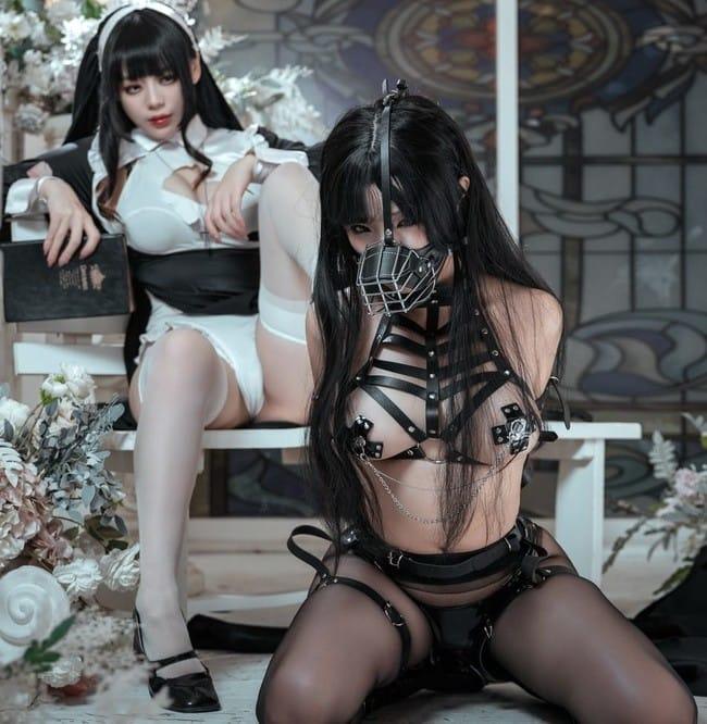 九言 – NO.14 修女与狗[60P6V-464M]-2