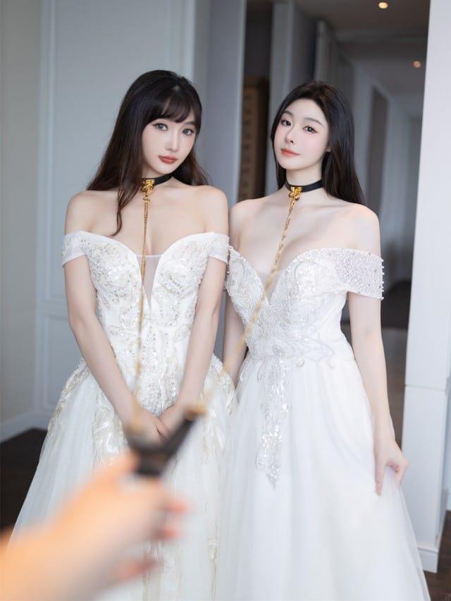 是小逗逗&陆萱萱 – 双人婚纱 [100P-1.13GB]-1