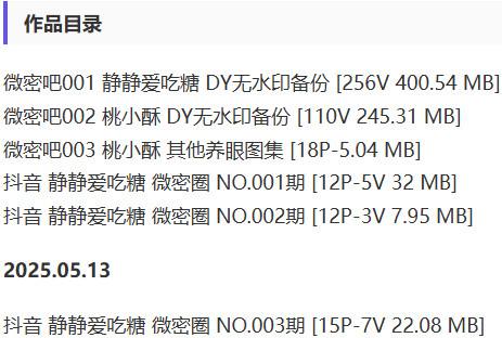 静静爱吃糖 – 微密圈写真&视频合集【持续更新中】-2