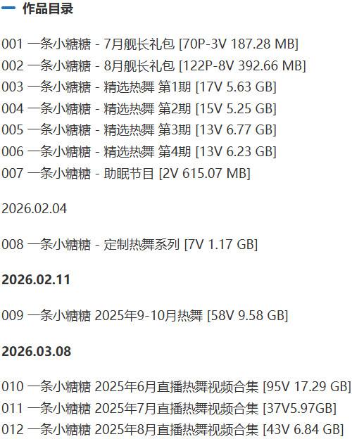 一条小糖糖 – 舰长充电等写真&视频合集【持续更新中】-1